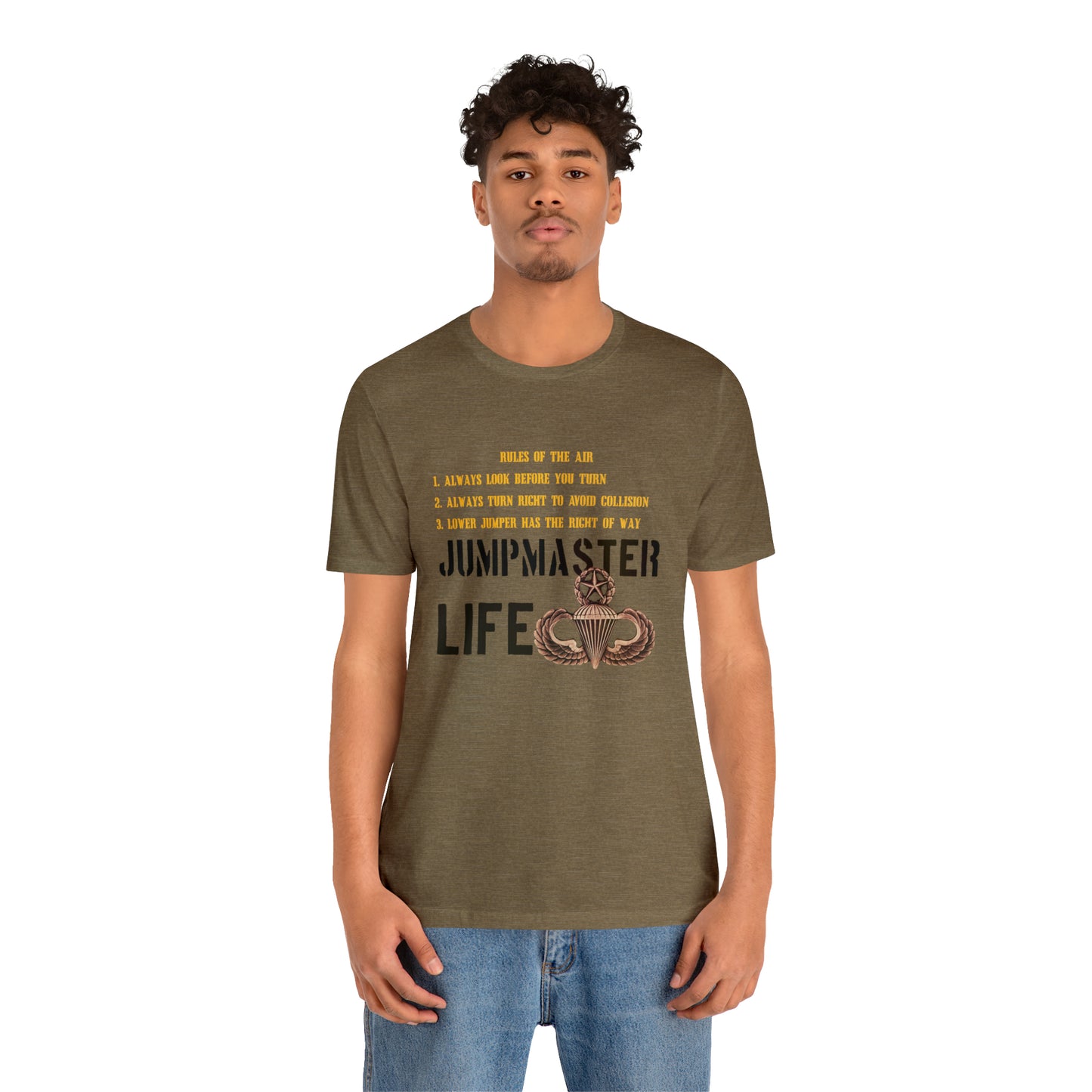 Rules of the Air Jumpmaster Life Unisex Jersey Short Sleeve Tee