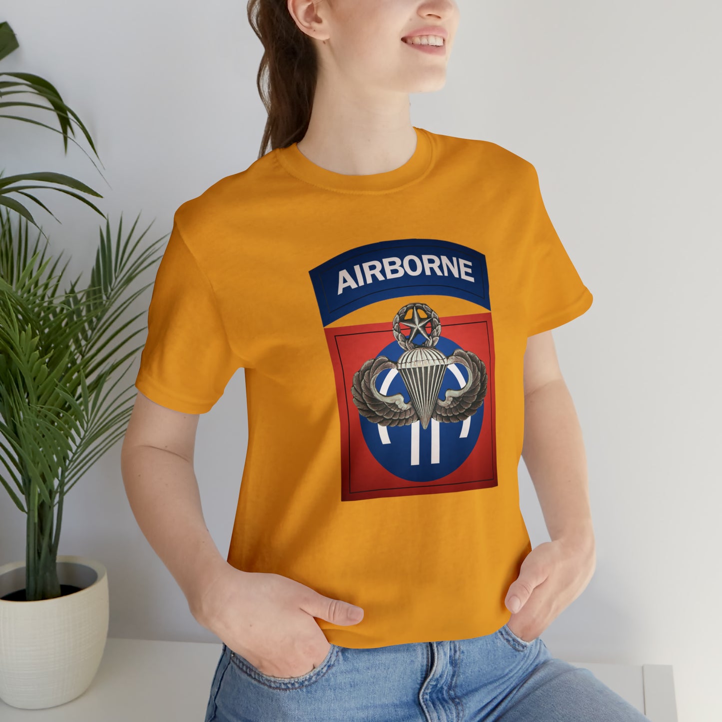 Master Rated Jumpmaster 82nd Airborne Unisex Jersey Short Sleeve Tee