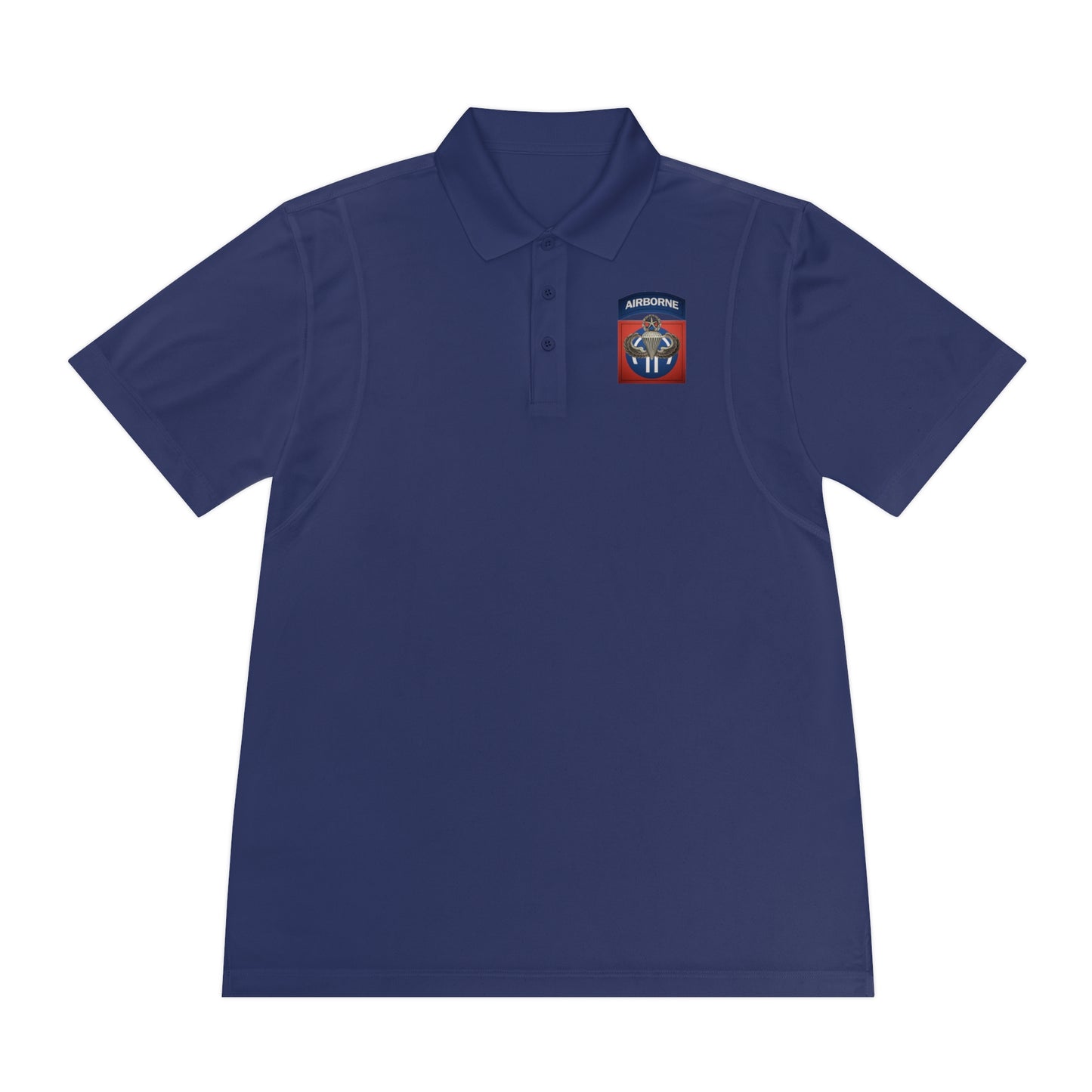 Master Wings and 82nd Patch Premium Men's Sport Polo Shirt