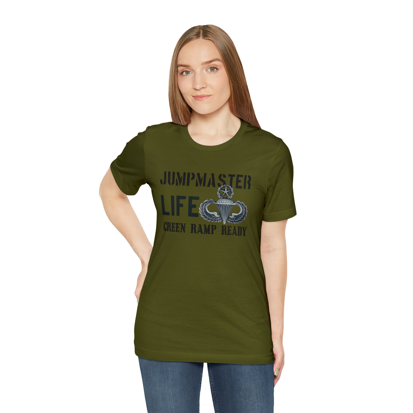 Jumpmaster Life Green Ramp Ready T-shirt Unisex Jersey Short Sleeve Tee