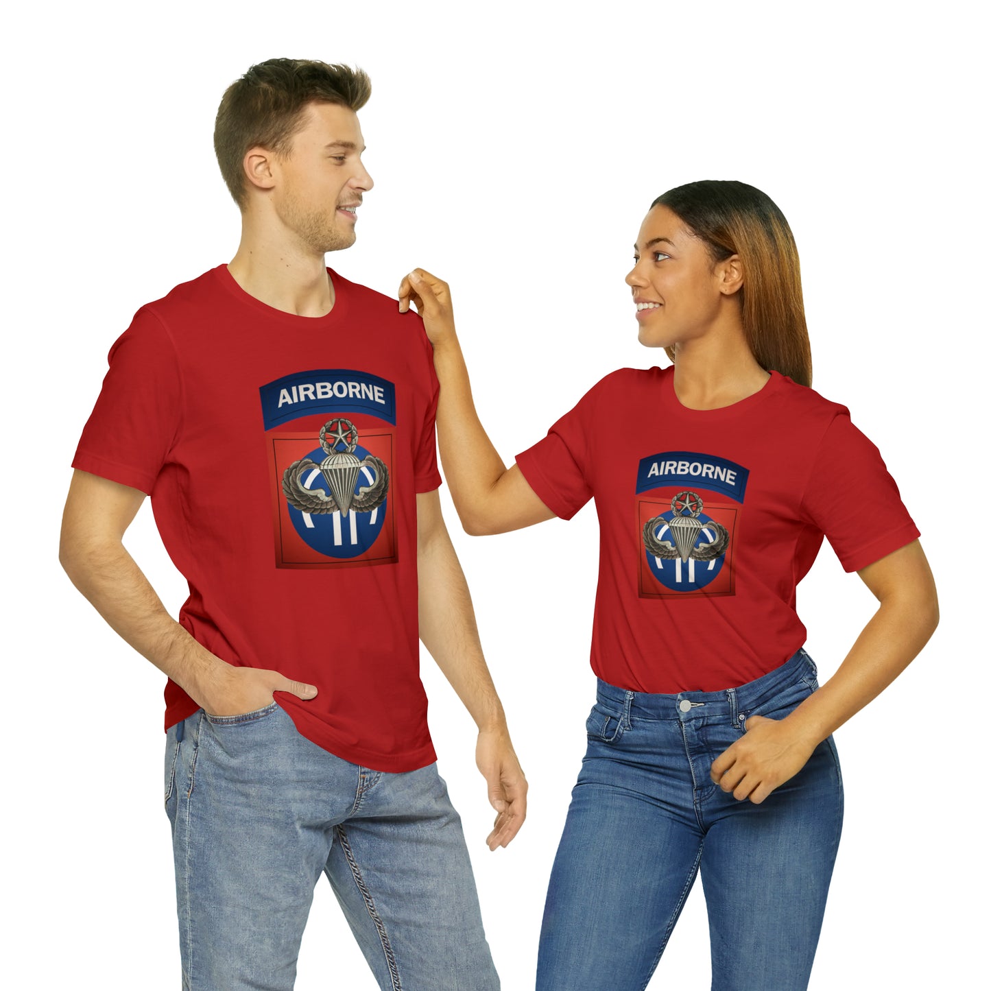 Master Rated Jumpmaster 82nd Airborne Unisex Jersey Short Sleeve Tee