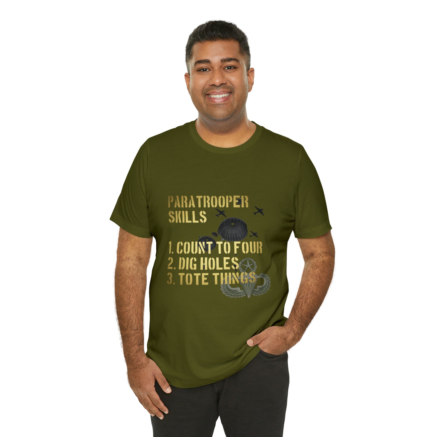 Paratrooper Skills Unisex Jersey Short Sleeve Tee