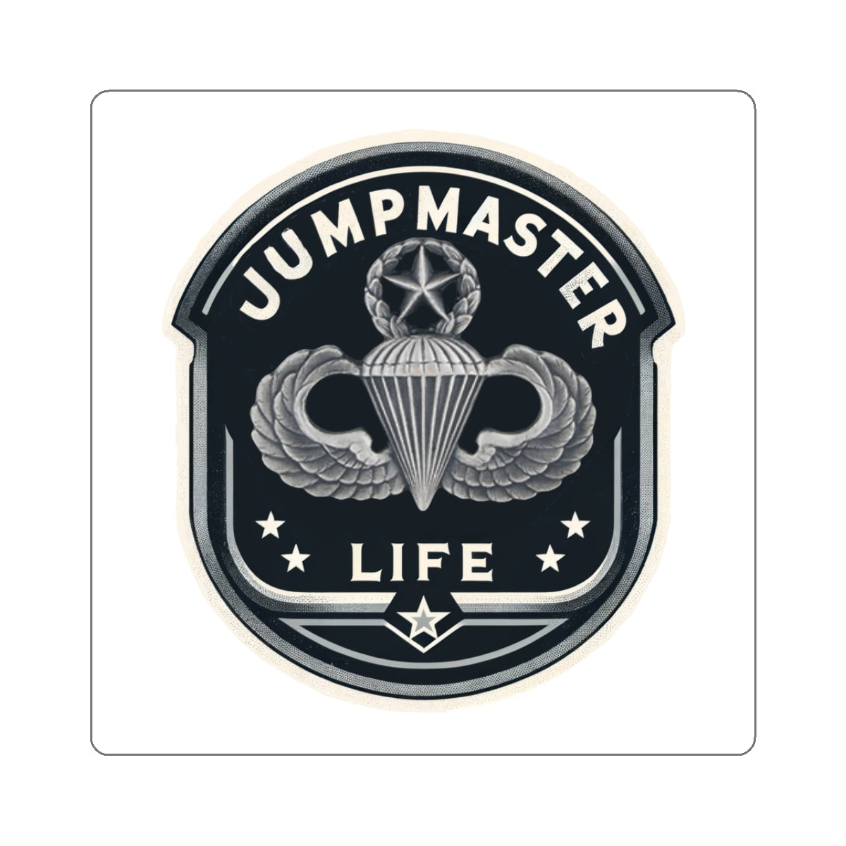 Jumpmaster Life Kiss Cut Sticker