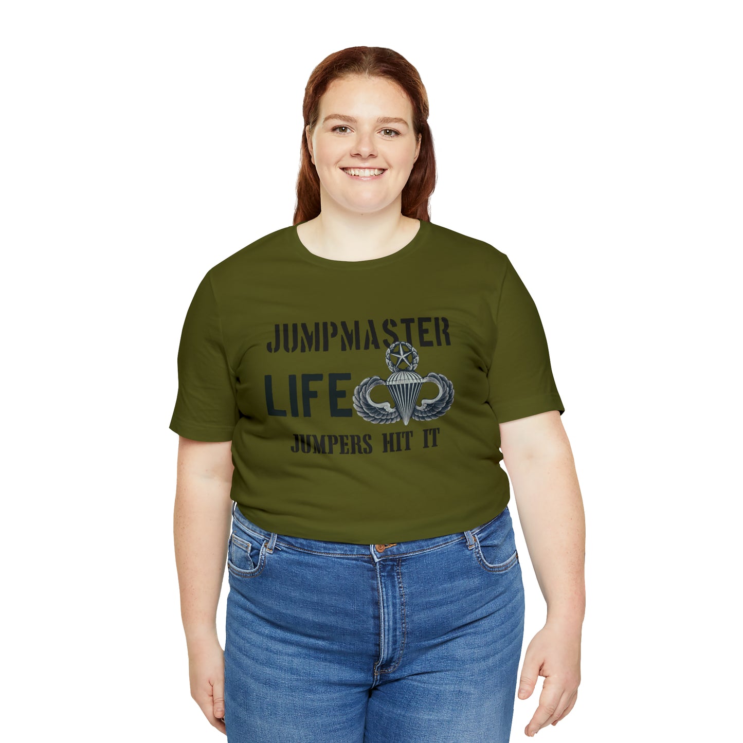 Jumpmaster Life Jumpers Hit It Airborne Unisex Jersey Short Sleeve Tee