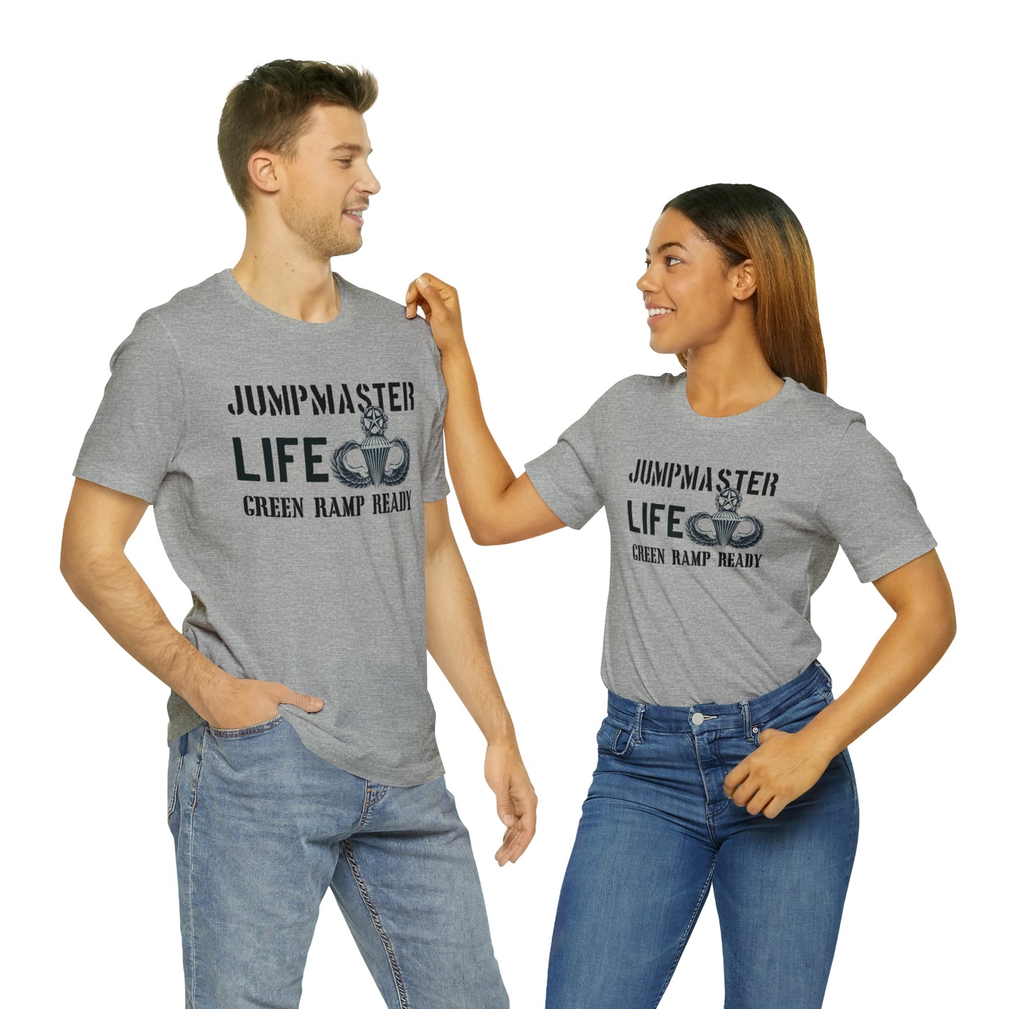 Jumpmaster Life Green Ramp Ready T-shirt Unisex Jersey Short Sleeve Tee