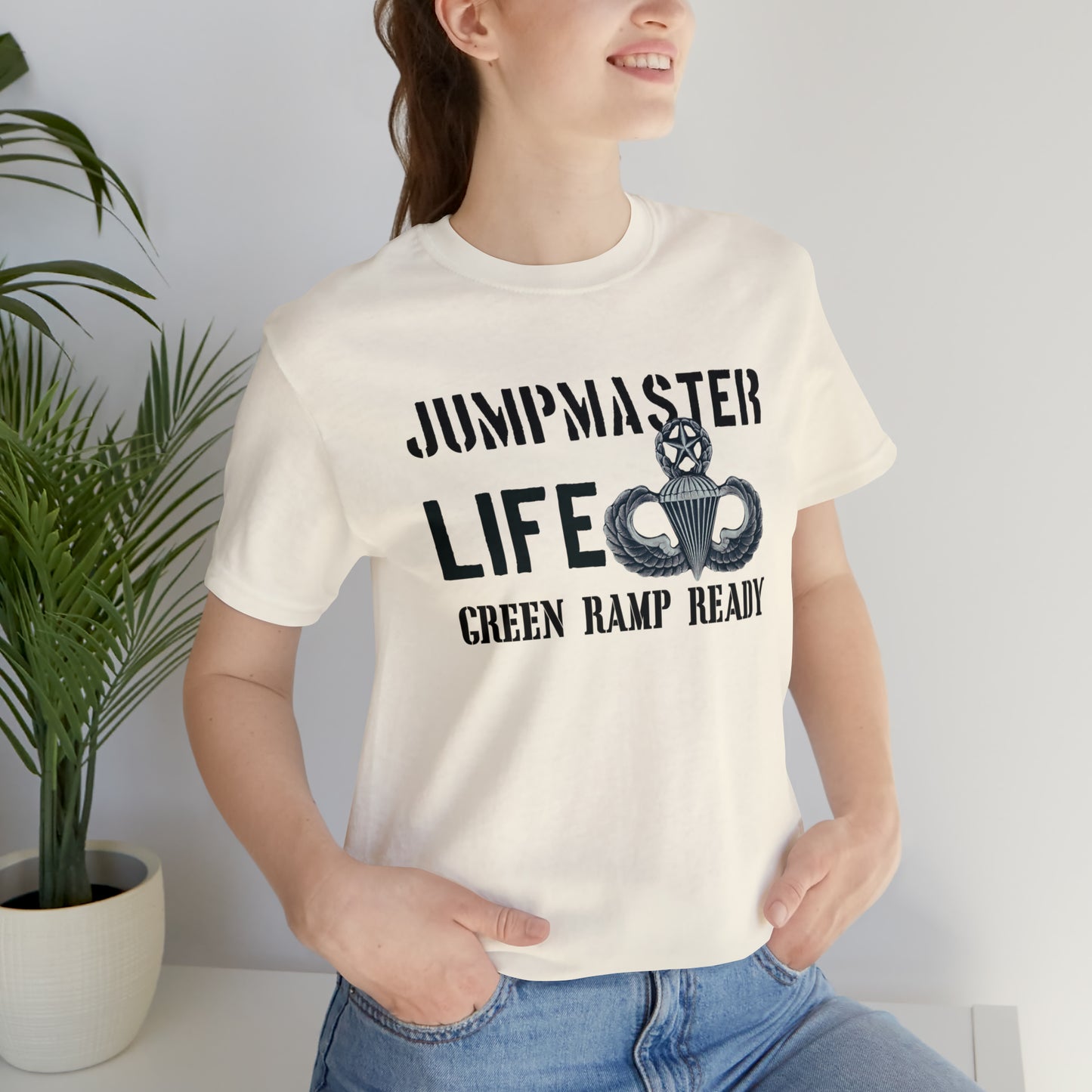 Jumpmaster Life Green Ramp Ready T-shirt Unisex Jersey Short Sleeve Tee