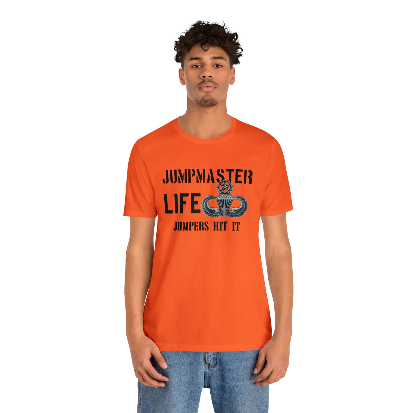 Jumpmaster Life Jumpers Hit It Airborne Unisex Jersey Short Sleeve Tee