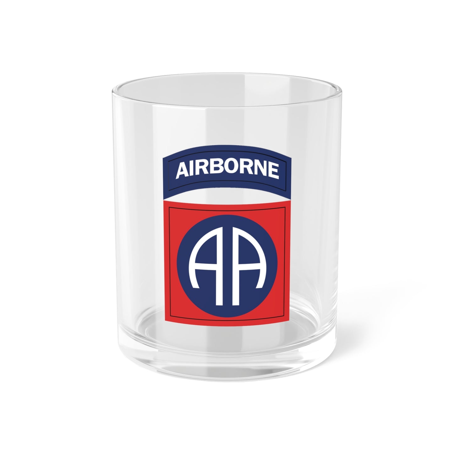 82nd Airborne Division Standard Bar Glass