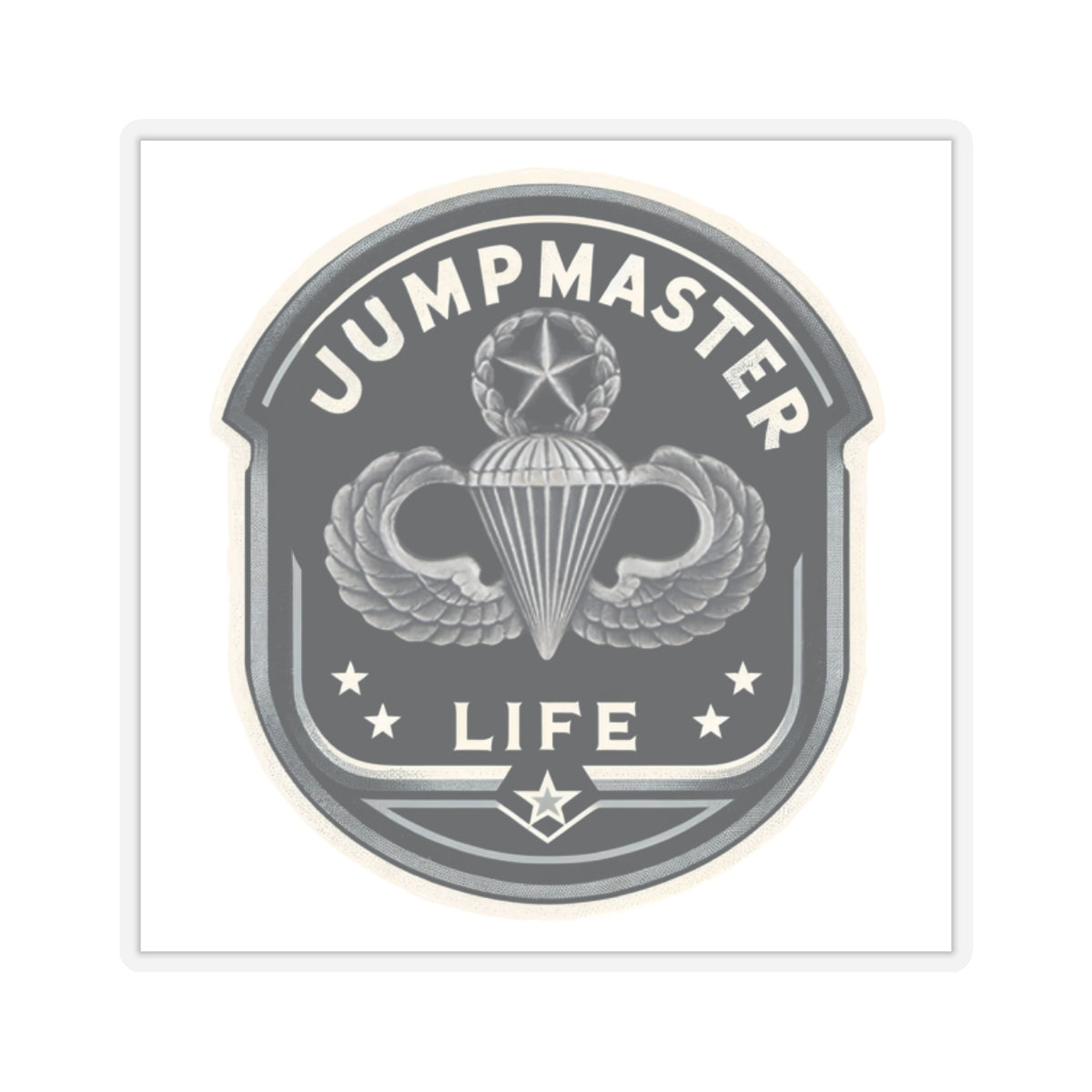 Jumpmaster Life Kiss Cut Sticker