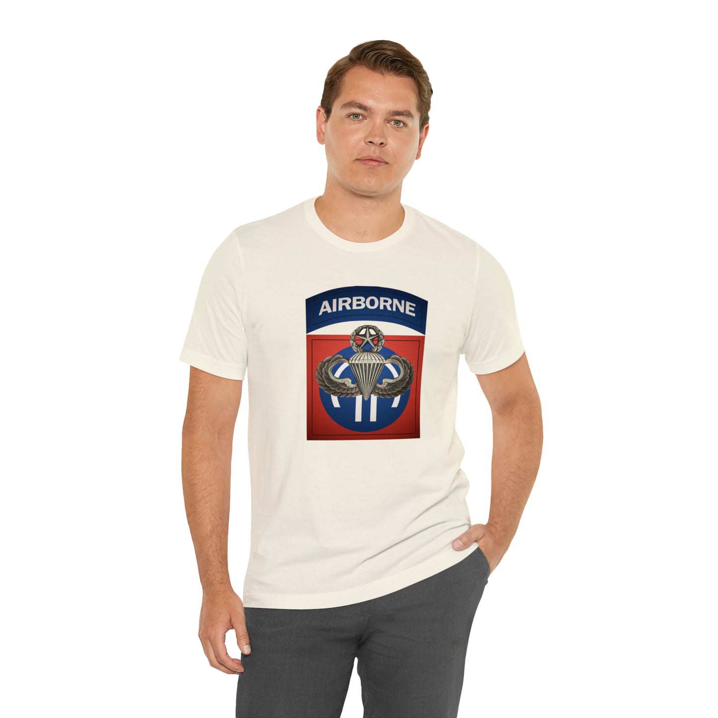 Master Rated Jumpmaster 82nd Airborne Unisex Jersey Short Sleeve Tee