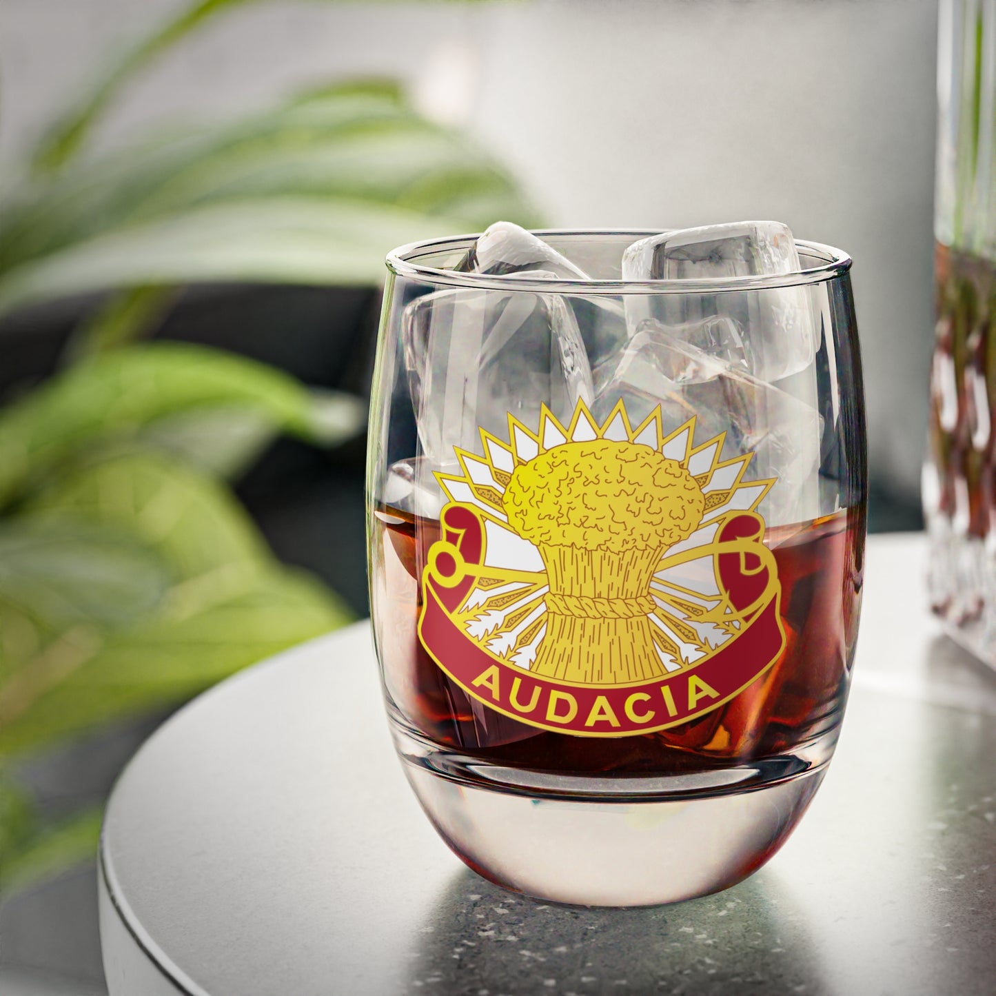 4th ADA Regiment DUI Whiskey Glass