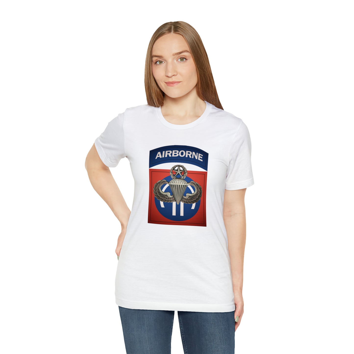 Master Rated Jumpmaster 82nd Airborne Unisex Jersey Short Sleeve Tee