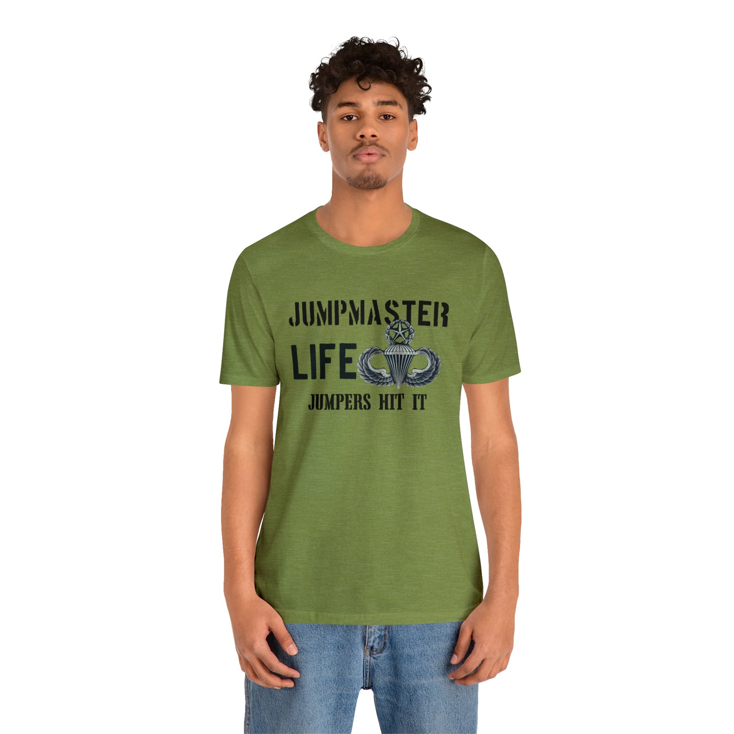 Jumpmaster Life Jumpers Hit It Airborne Unisex Jersey Short Sleeve Tee