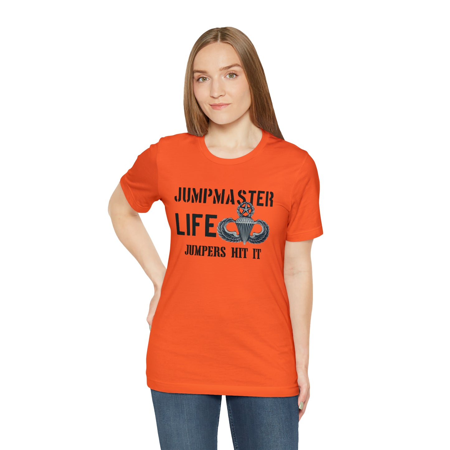 Jumpmaster Life Jumpers Hit It Airborne Unisex Jersey Short Sleeve Tee