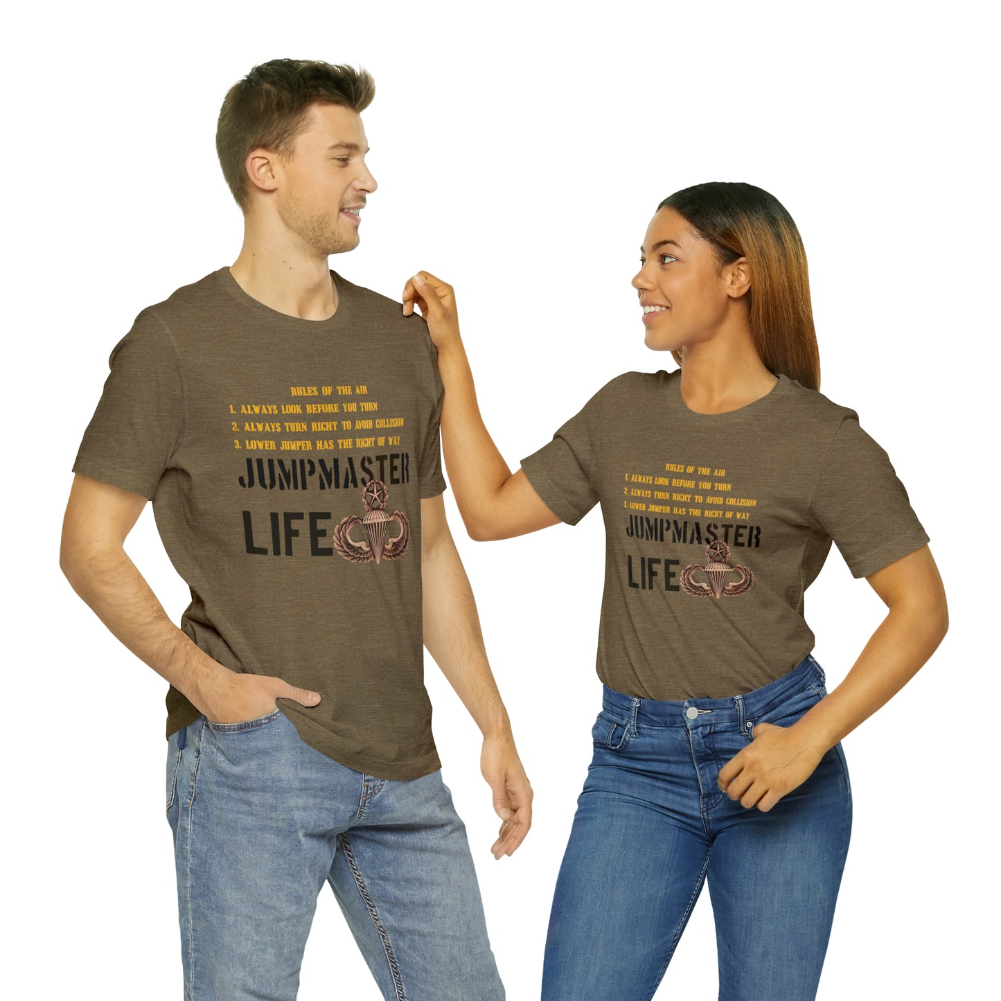 Rules of the Air Jumpmaster Life Unisex Jersey Short Sleeve Tee