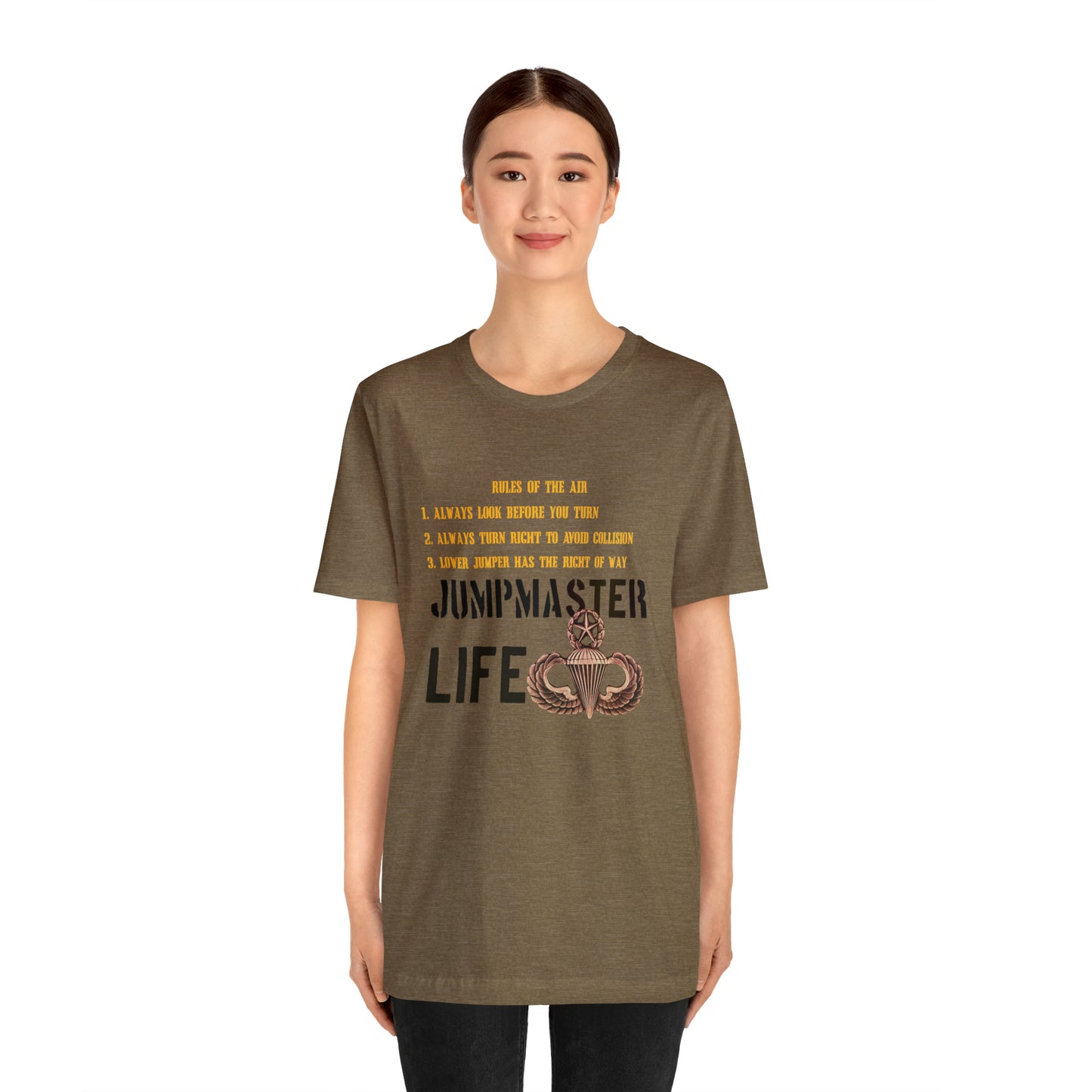 Rules of the Air Jumpmaster Life Unisex Jersey Short Sleeve Tee