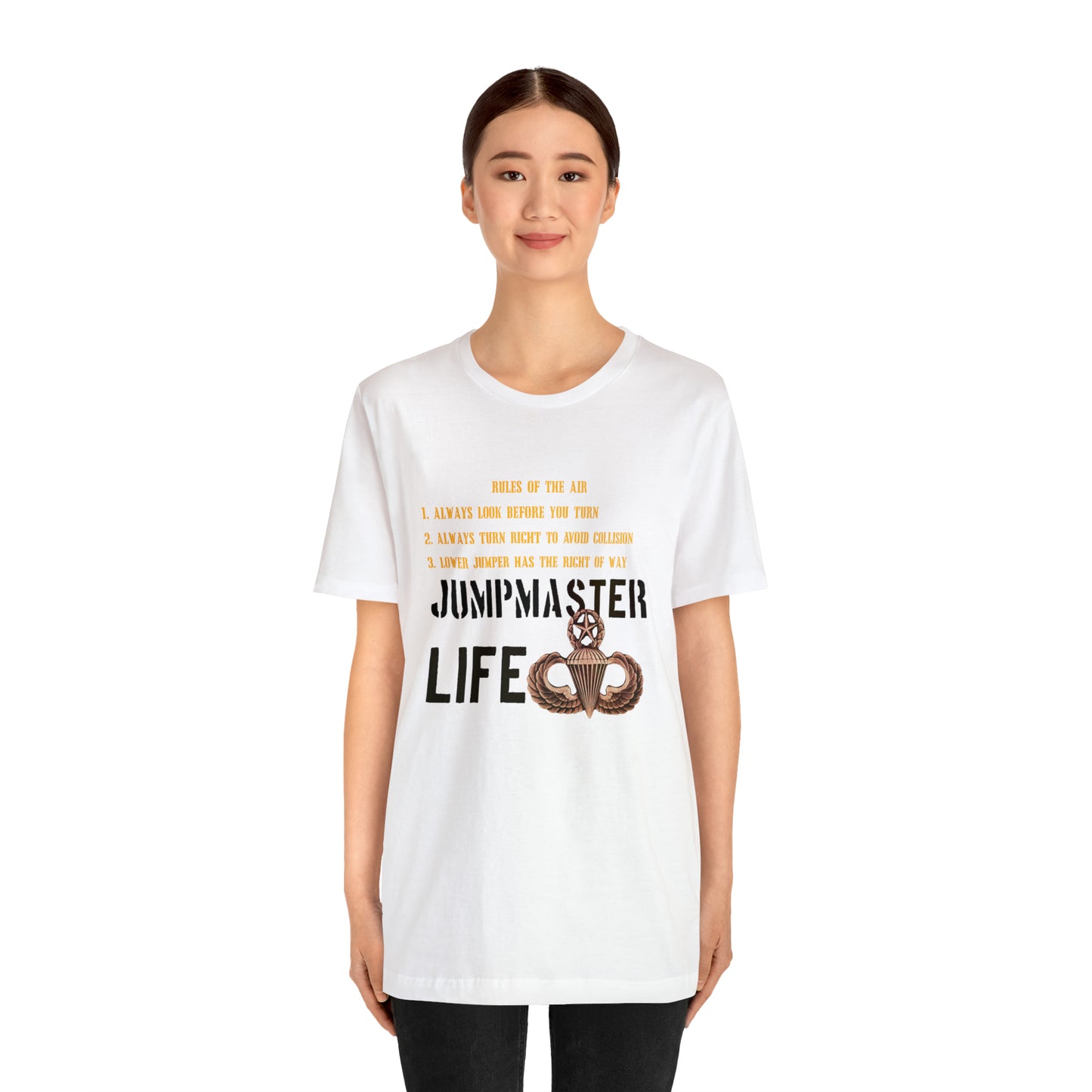 Rules of the Air Jumpmaster Life Unisex Jersey Short Sleeve Tee