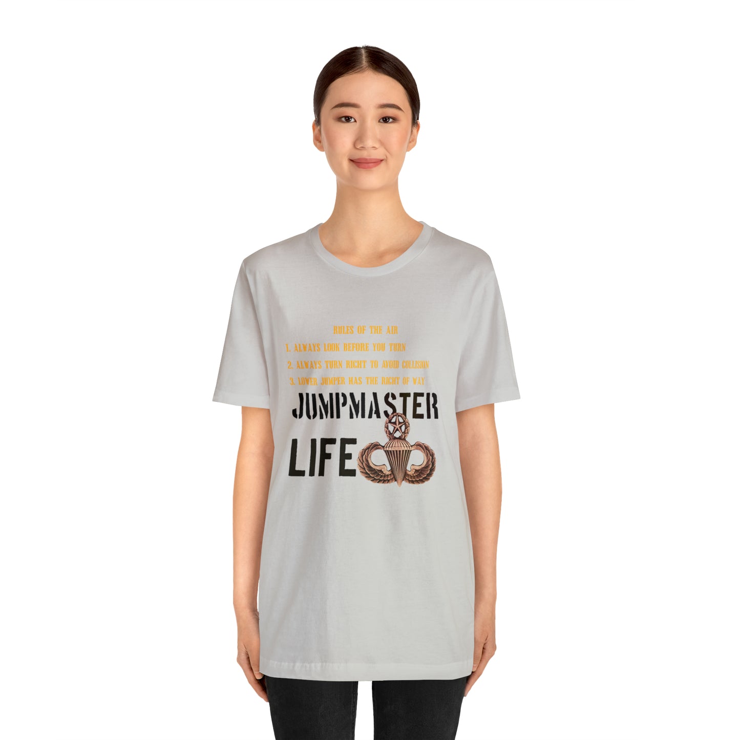 Rules of the Air Jumpmaster Life Unisex Jersey Short Sleeve Tee