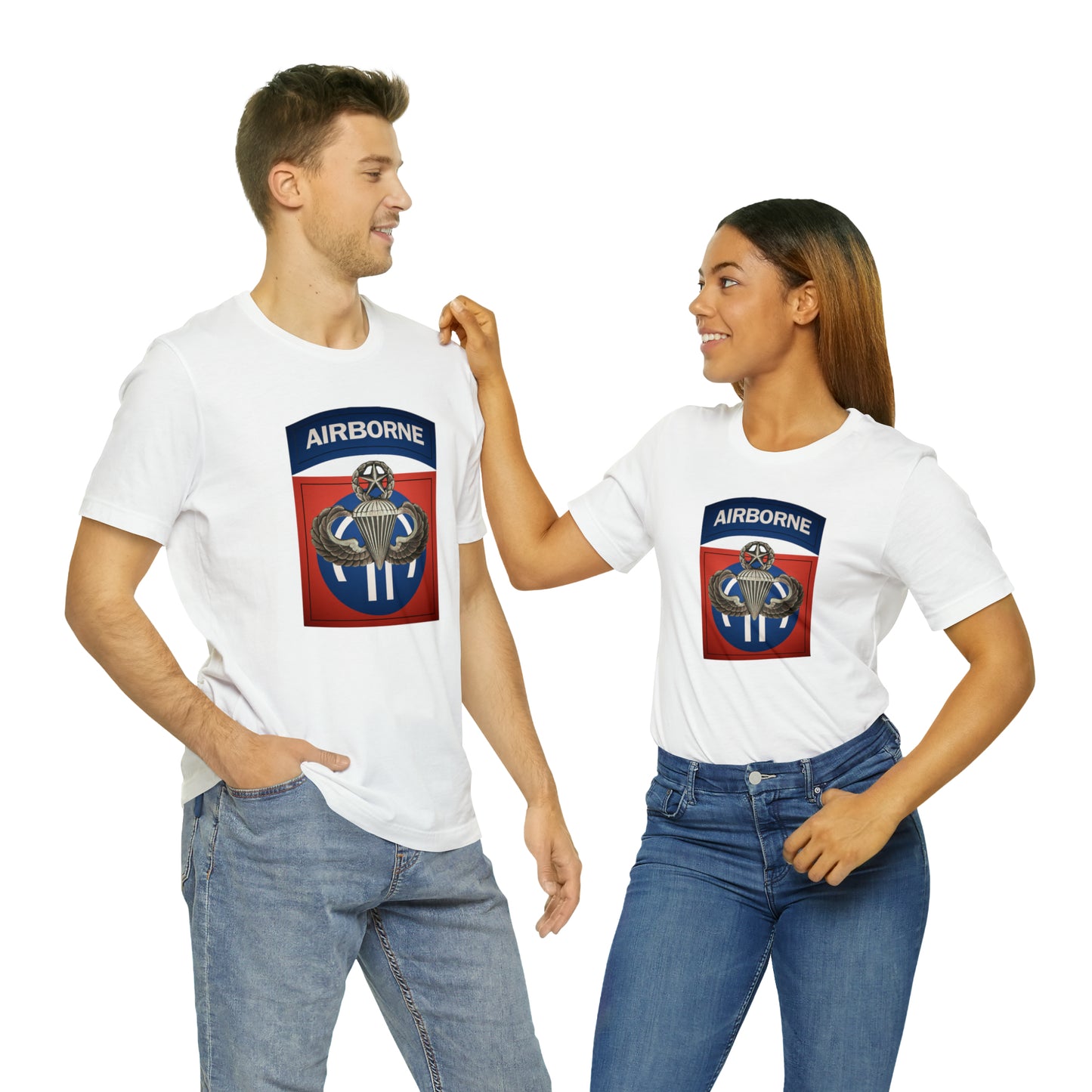 Master Rated Jumpmaster 82nd Airborne Unisex Jersey Short Sleeve Tee