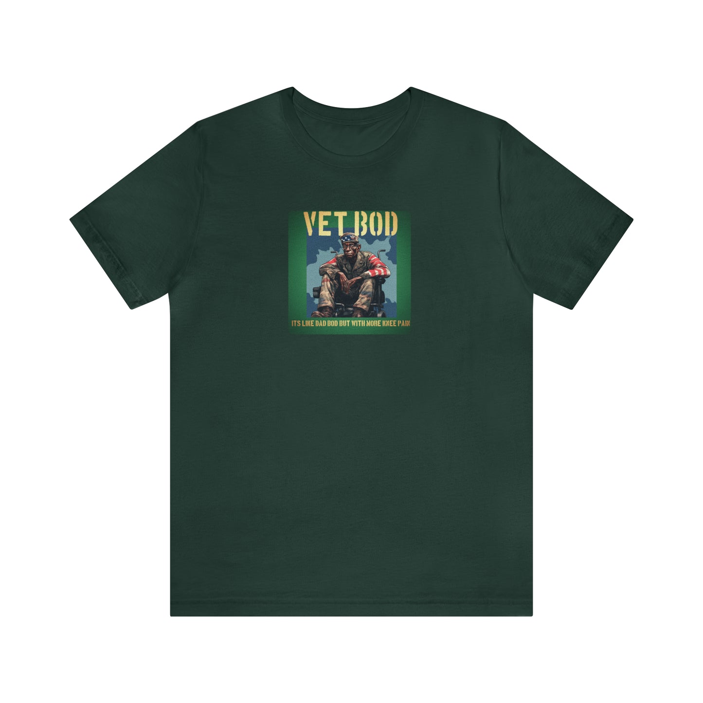 Vet Bod is like Dad Body Unisex Jersey Short Sleeve Tee